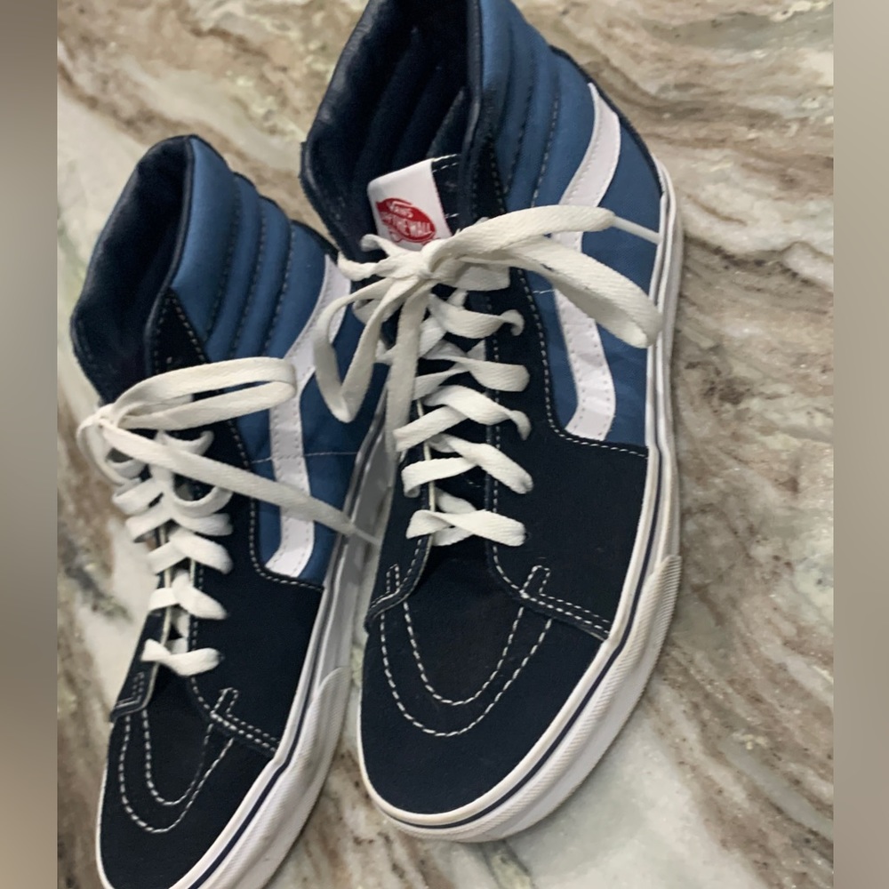 Off the wall Vans navy blue
